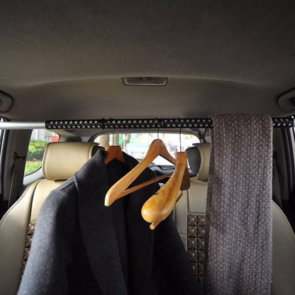 Expandable Clothing Rack for Cars | Telescopic Hanger Bar for Travel
