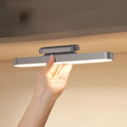 Rechargeable Magnetic LED Wall Light 12 Inch Aluminum Touch Dimmer Bedside Reading Lamp Portable Battery-Powered Under Cabinet Task Lighting