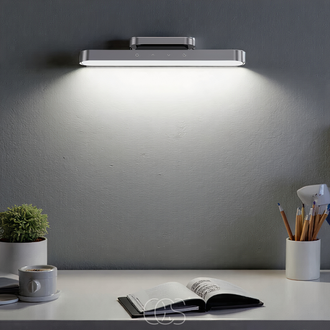 Rechargeable Magnetic LED Wall Light 12 Inch Dimmable Battery Powered Reading Lamp Portable Touch Control Aluminum Hallway Bedroom Closet Li