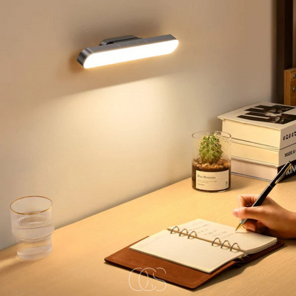 Rechargeable LED Reading Light 12 Inch Magnetic Mount Adjustable Brightness Touch Control Portable Detachable Aluminum Sconce for Bedroom Ha