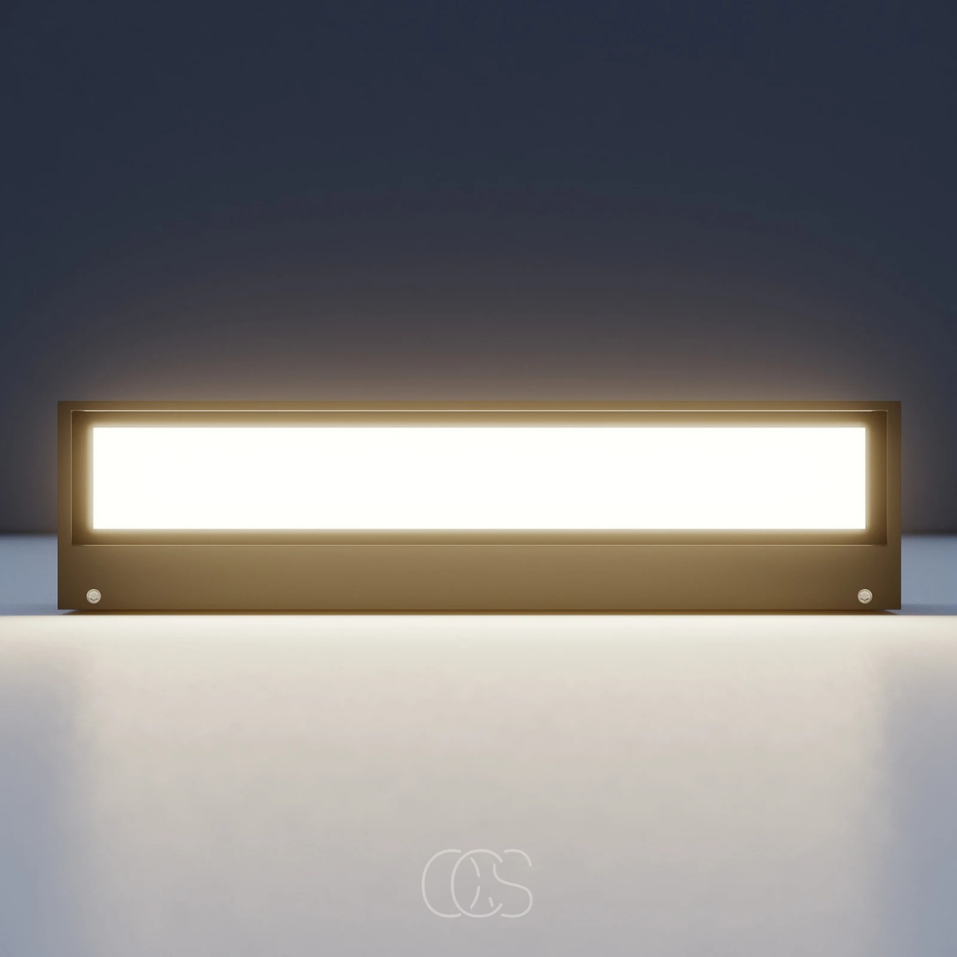 Modern Outdoor Wall Light Fixture – Downlight Sconce in Charcoal Aluminum – 897 Lumens Warm White LED – IP65 Weatherproof for Entryway