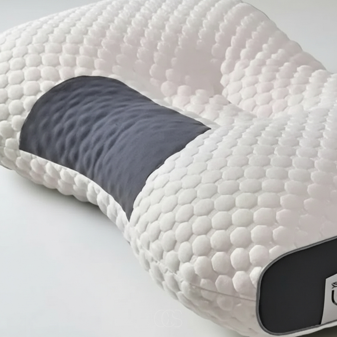 Contour Memory Foam Pillow with Cervical Support for Back and Side Sleepers | Neck Pain Relief Sleep Pillow | Orthopedic Sleeping Pillow