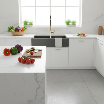 Pull-Down Kitchen Faucet with Dual-Spray Head & 360° Swivel Spout | Commercial-Style Single Handle | Brushed Nickel Stainless Steel