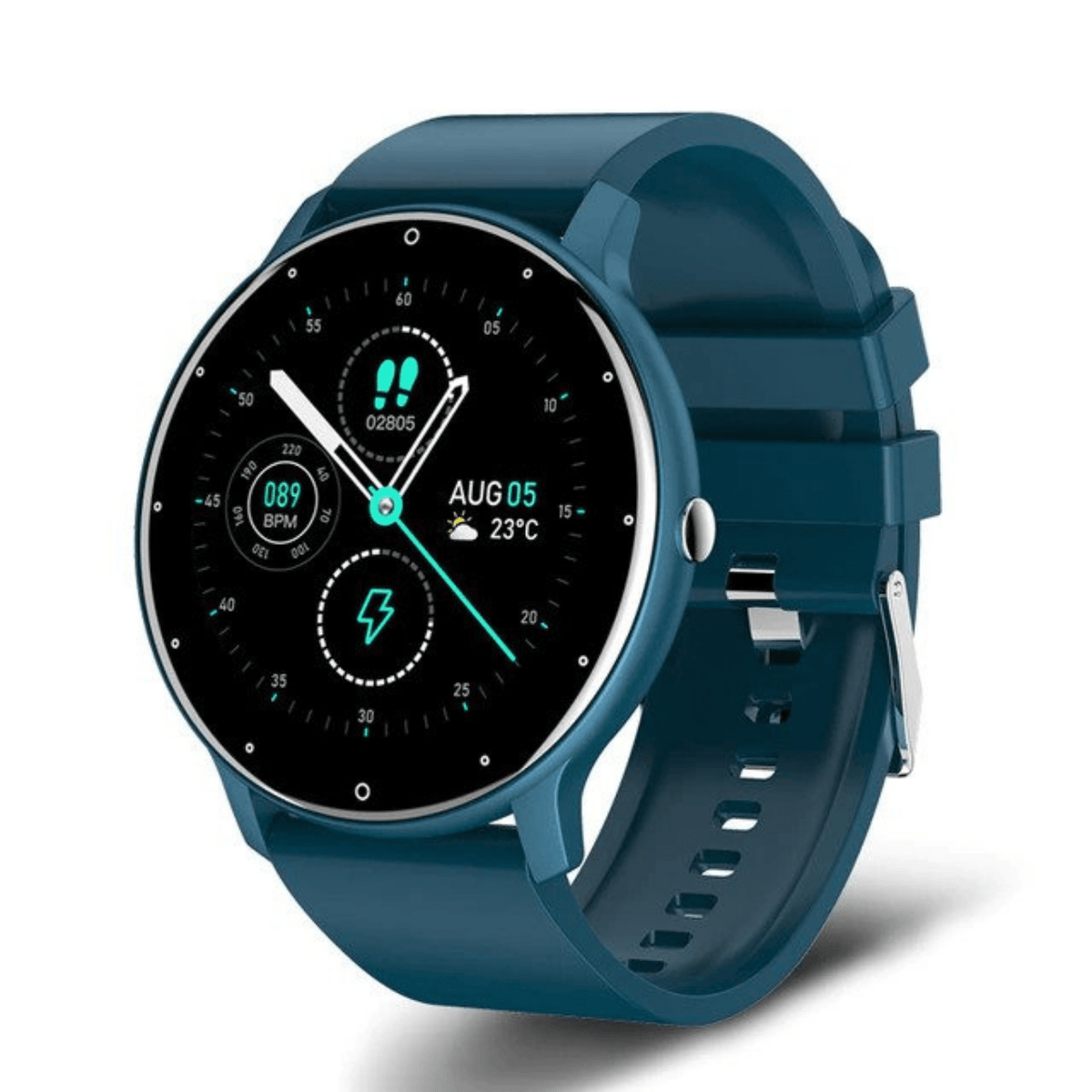 Fitness Tracker Smartwatch with Heart Rate Monitor, Activity Tracking & Bluetooth Connectivity for iPhone Android | Health Monitor Watch