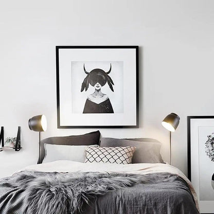 Plug-In Wall Sconce Light Fixture with Cord for Bedroom, Living Room, Hallway | Modern Ambient Lighting for Home | Simple No-Hardwire Setup