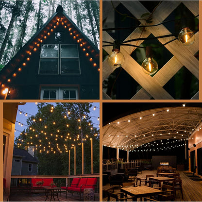 Solar-Powered Outdoor String Lights for Patio, Yard & Deck – Weather-Resistant LED Ambience for Garden Parties, Backyard Dining