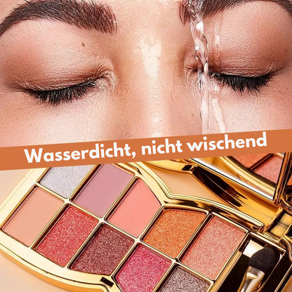 10-Color Glitter Eyeshadow Palette Shimmer Mineral Makeup for Parties Weddings Everyday Looks Highly Pigmented Long-Lasting Eye Shadow