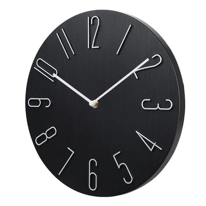 8-Inch Round Silent Wall Clock Pink Quiet Non-Ticking Timepiece Battery Operated Modern Minimalist Design for Bedroom Office Living Room Hal