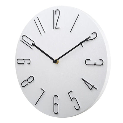 8-Inch Round Silent Wall Clock Pink Quiet Non-Ticking Timepiece Battery Operated Modern Minimalist Design for Bedroom Office Living Room Hal