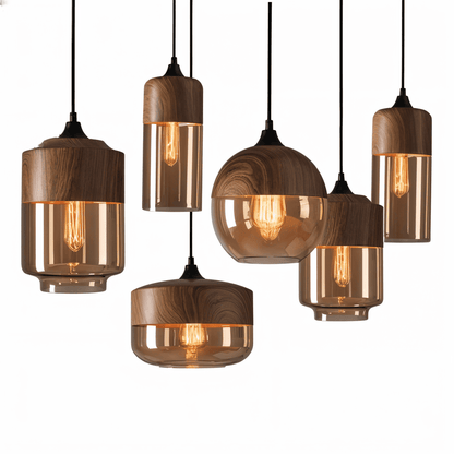 Smoked Glass Drop Ceiling Light Fixture 10-Inch Globe for Kitchen Island Dining Table Bar Mid-Century Hanging Lamp Adjustable Height US 220-