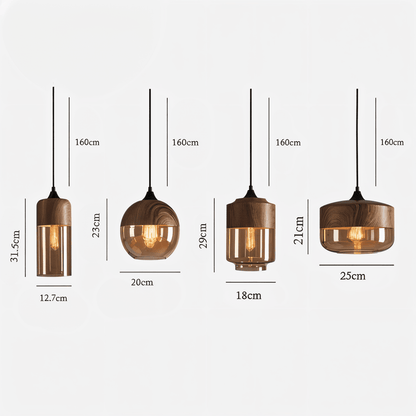 Smoked Glass Drop Ceiling Light Fixture 10-Inch Globe for Kitchen Island Dining Table Bar Mid-Century Hanging Lamp Adjustable Height US 220-