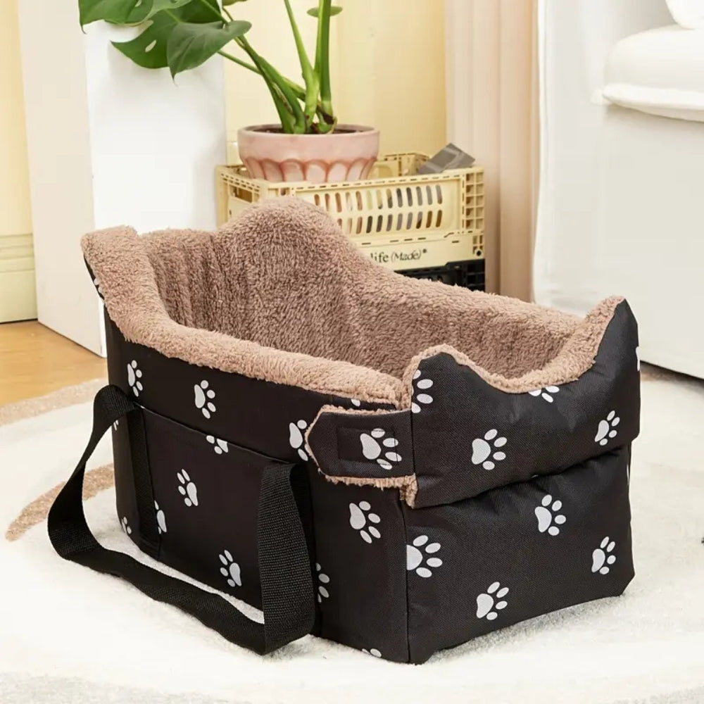Oriana Travel Pet Bed - Durable Oxford Fabric, Adjustable Safety Straps