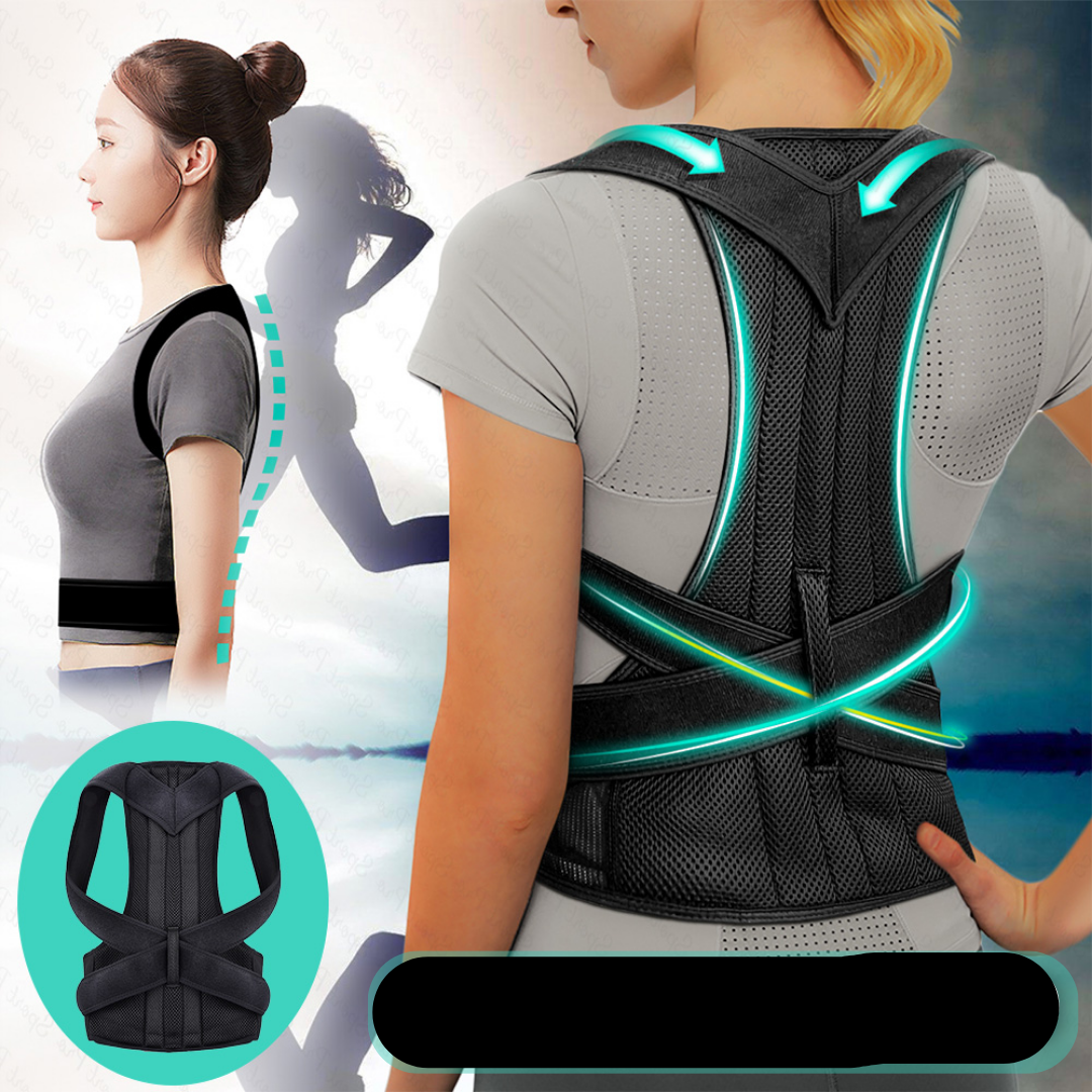 Adjustable Posture Corrector Brace for Upper Back & Shoulder Support – Breathable Design for Men & Women, Hidden Under Clothes, Helps Alignm