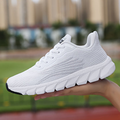 Women's Running Shoes Cushioned Shock-Absorbing Sole Lightweight Breathable Sneakers for Everyday Training & Walking