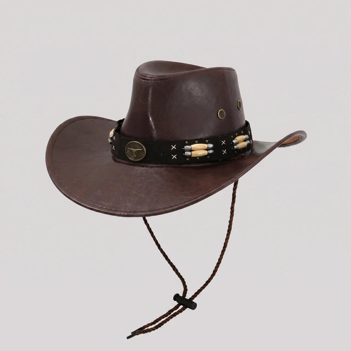 Outback Explorer | Western Outback Hat with Wide Brim & Adjustable Chin Strap | Rugged Style for Outdoor Adventures