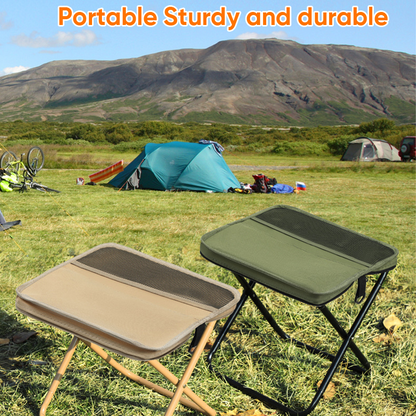 Outdoor Companion | Foldable Backpack Stool with Ultra-Stable Support | Lightweight & Portable Seating for Comfort Anywhere