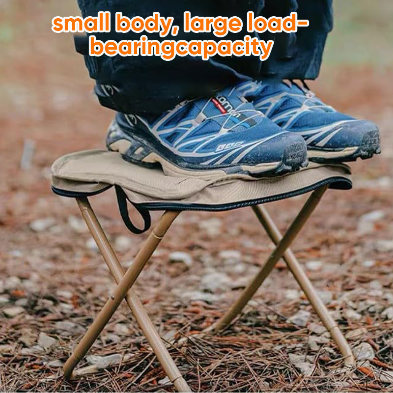 Outdoor Companion | Foldable Backpack Stool with Ultra-Stable Support | Lightweight & Portable Seating for Comfort Anywhere