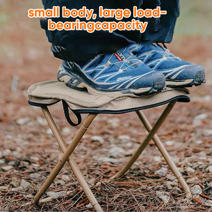 Outdoor Companion | Foldable Backpack Stool with Ultra-Stable Support | Lightweight & Portable Seating for Comfort Anywhere
