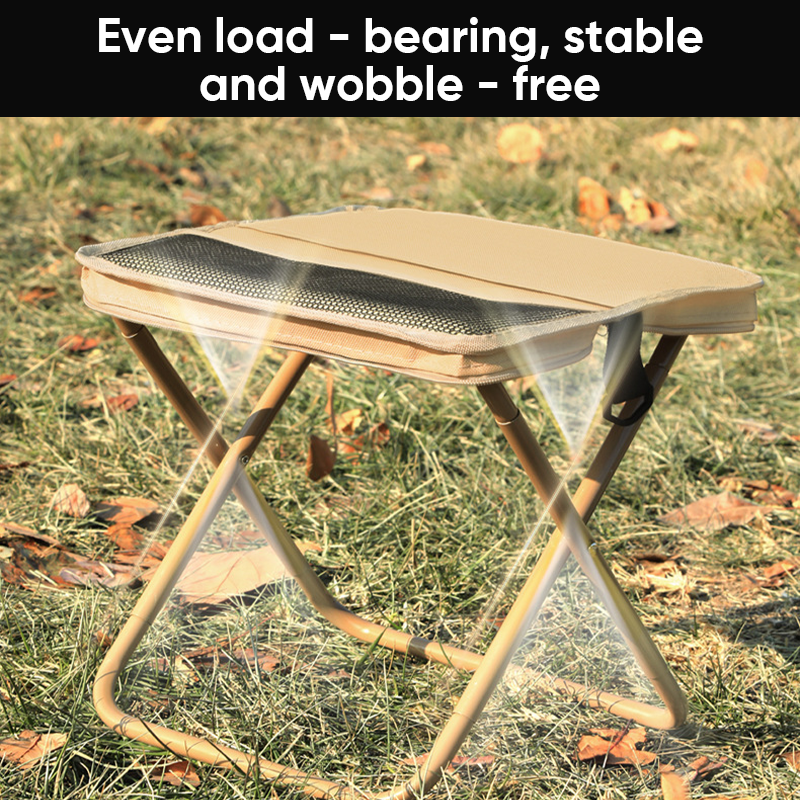 Outdoor Companion | Foldable Backpack Stool with Ultra-Stable Support | Lightweight & Portable Seating for Comfort Anywhere