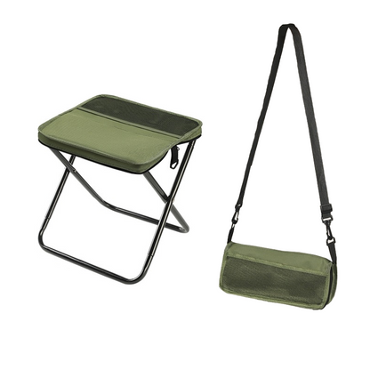 Outdoor Companion | Foldable Backpack Stool with Ultra-Stable Support | Lightweight & Portable Seating for Comfort Anywhere