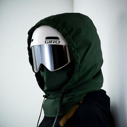 Ortekor Outdoor Essentials | Black Ski Mask with Adjustable Drawstring | Versatile Face Cover for Winter Sports and Activities