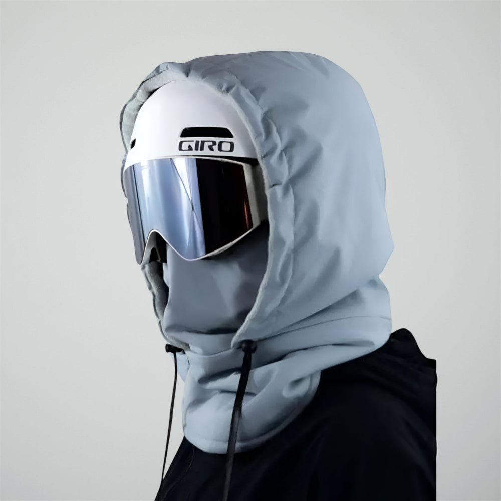 Ortekor Outdoor Essentials | Black Ski Mask with Adjustable Drawstring | Versatile Face Cover for Winter Sports and Activities