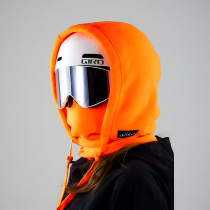 Ortekor Outdoor Essentials | Black Ski Mask with Adjustable Drawstring | Versatile Face Cover for Winter Sports and Activities