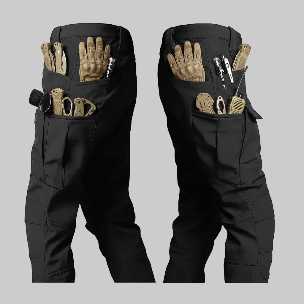 Outdoor Essentials | Tactical Cargo Pants with Fleece Lining | Multi-Pocket Design for Comfort and Utility