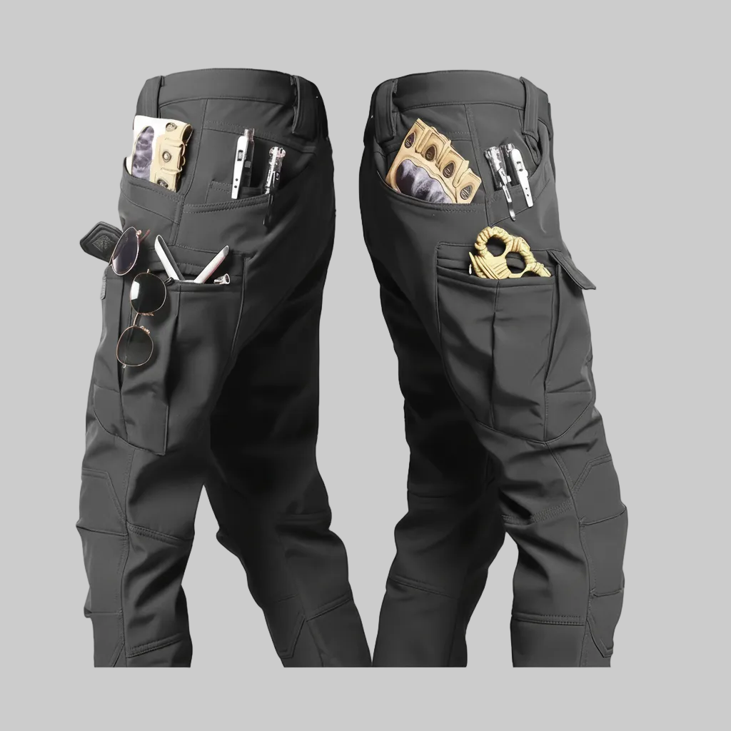 Outdoor Essentials | Tactical Cargo Pants with Fleece Lining | Multi-Pocket Design for Comfort and Utility