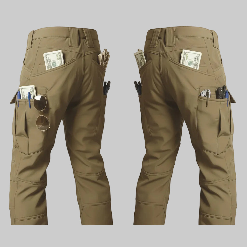 Outdoor Essentials | Tactical Cargo Pants with Fleece Lining | Multi-Pocket Design for Comfort and Utility