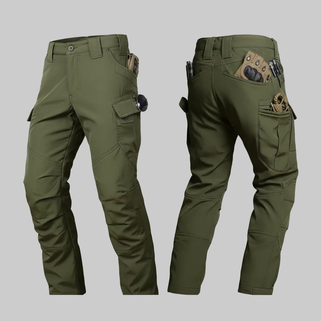 Outdoor Essentials | Tactical Cargo Pants with Fleece Lining | Multi-Pocket Design for Comfort and Utility