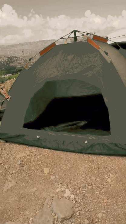 Ortekor Outdoor Haven | Pop Up Camping Tent with Automatic Setup | Spacious & Ventilated Design for Ultimate Comfort