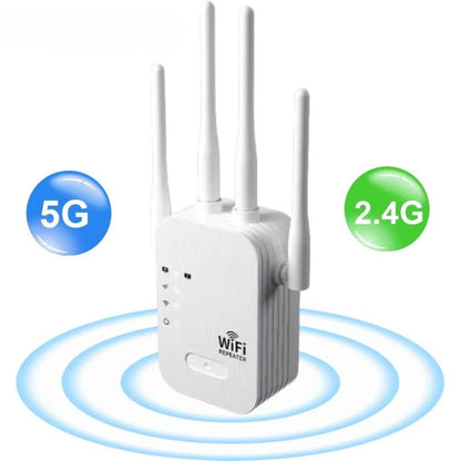 Outdoor WiFi Range Extender | Dual-Band Signal Booster with 1200 Mbps Speed | Reliable Connectivity for Gardens and Patios