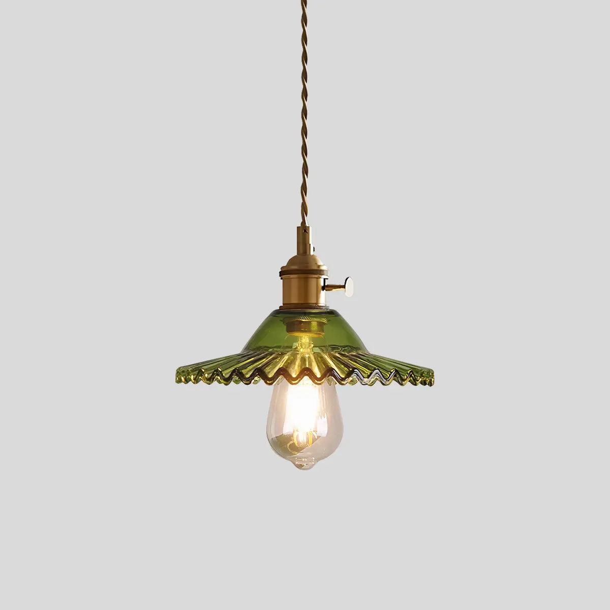 Adjustable Height Pendant Light with Clear Glass Shade Bronze Finish for Dining Table Kitchen Island Living Room Overhead Lighting