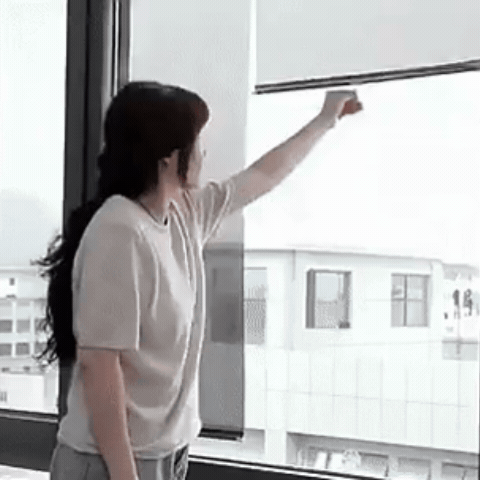 UV-Blocking Window Shade with No-Drill Installation