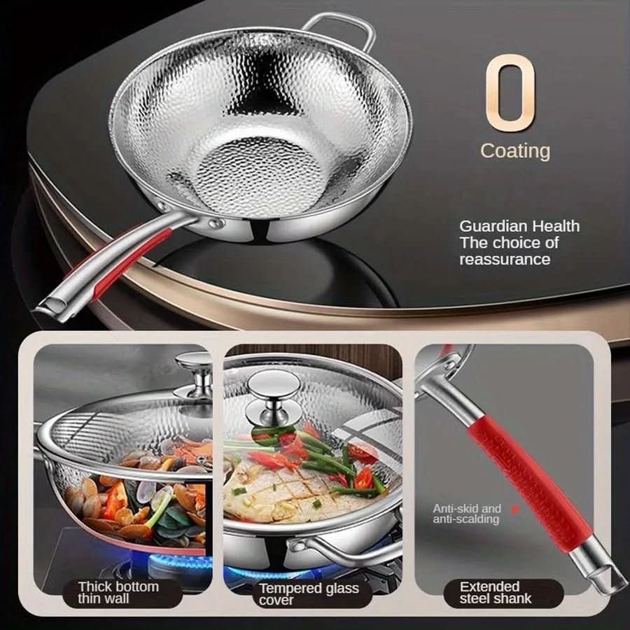 WOKCORE – Stainless Steel Wok for Smooth Everyday Stir-Frying