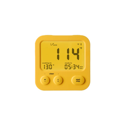 Smart Cooking Monitor | WiFi Display with Real-Time Temperature Tracking | Connects to Predictive Thermometer for Perfect Cooking Results