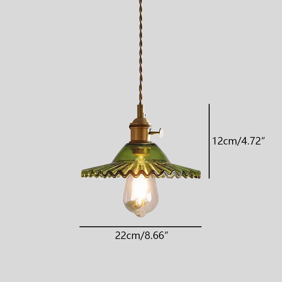 Adjustable Height Pendant Light with Clear Glass Shade Bronze Finish for Dining Table Kitchen Island Living Room Overhead Lighting