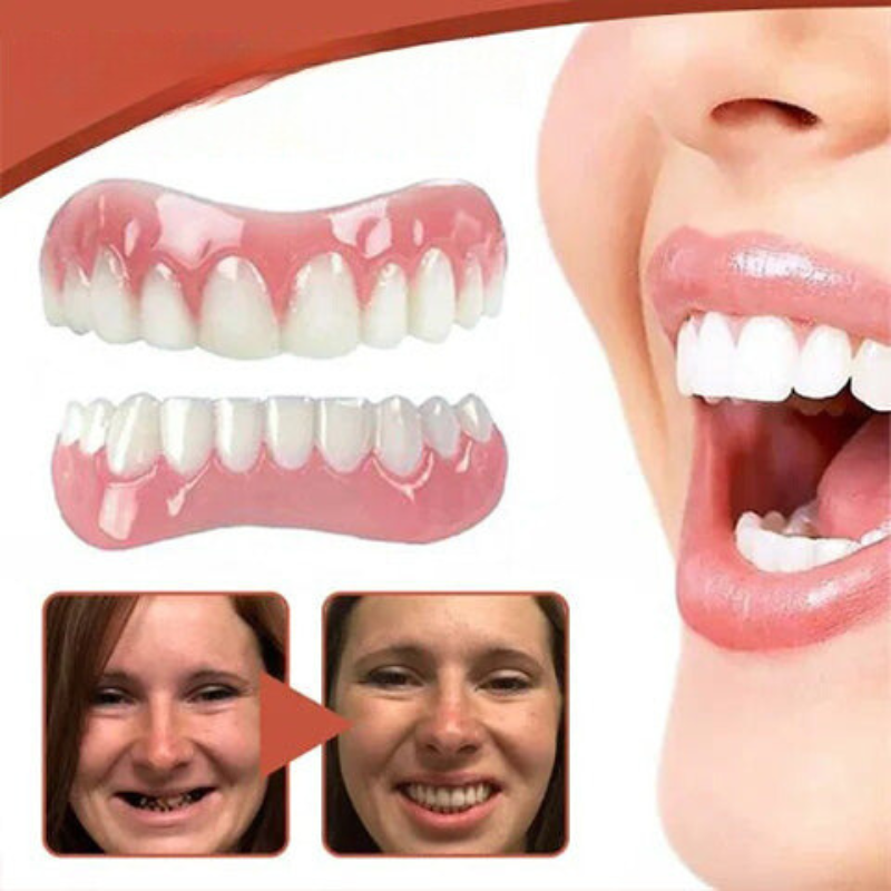 Removable Cosmetic Teeth Overlay Set for Instant Smile Enhancement and Daily Confidence Boost