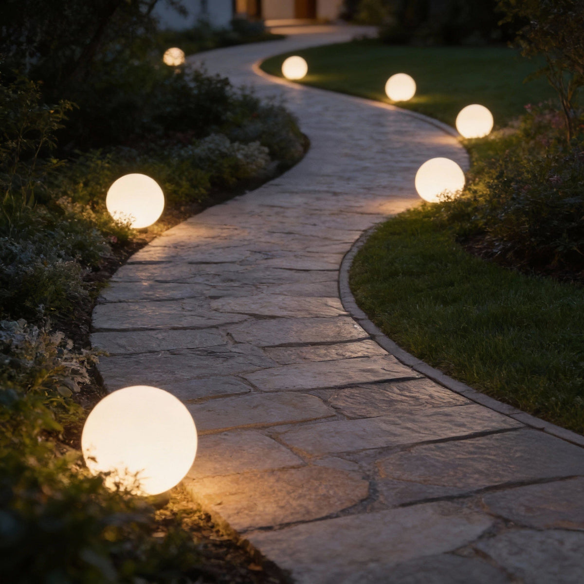 Portable LED Orb Lamp with Remote Control 4-Color Modes 10-20 in Rechargeable Cordless Sphere Light for Living Room Bedroom Bedside Nightsta
