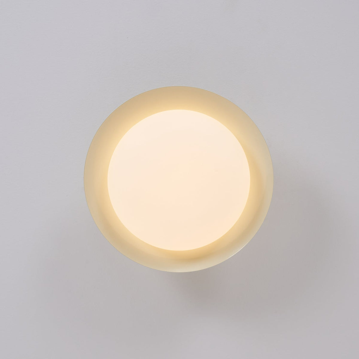 Flush-Mount LED Dome Light 10-Inch Metal Fixture Green Brown for Kitchen Bathroom Covered Patio Hallway Entryway Low-Profile Warm Glow 3000K