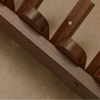Pavo Wall Coat Rack - Wooden Piano Key Design, Wall Mounted Storage