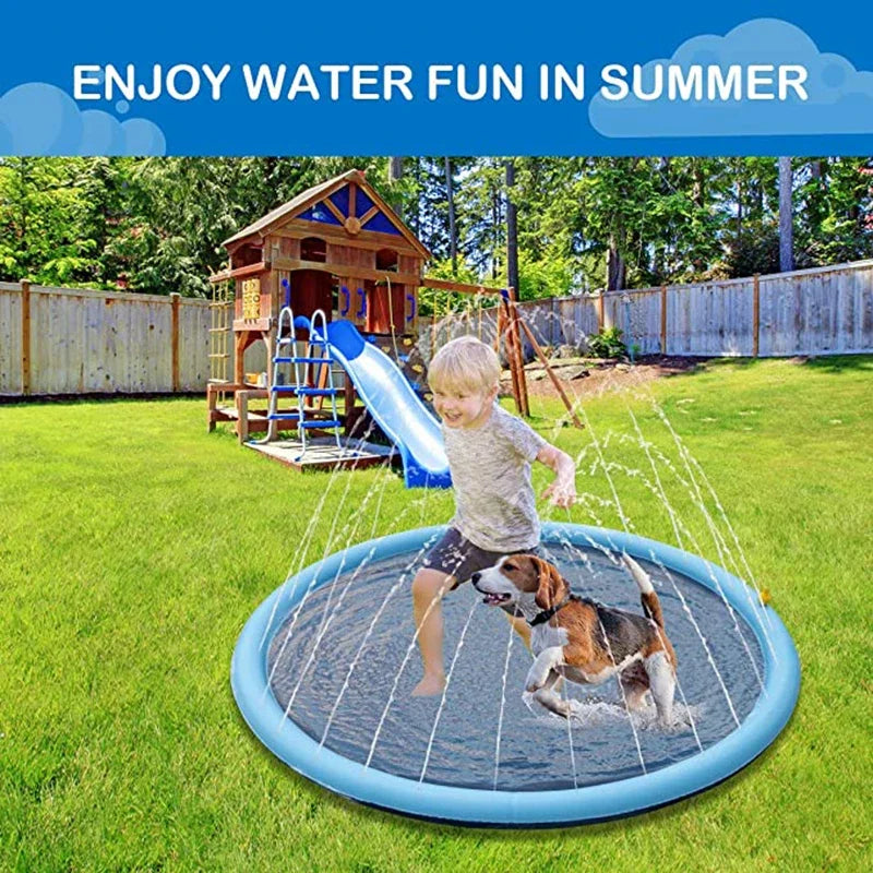 PETHYDRA | Interactive Dog Water Mat with Built-In Sprinkler for Summer Fun