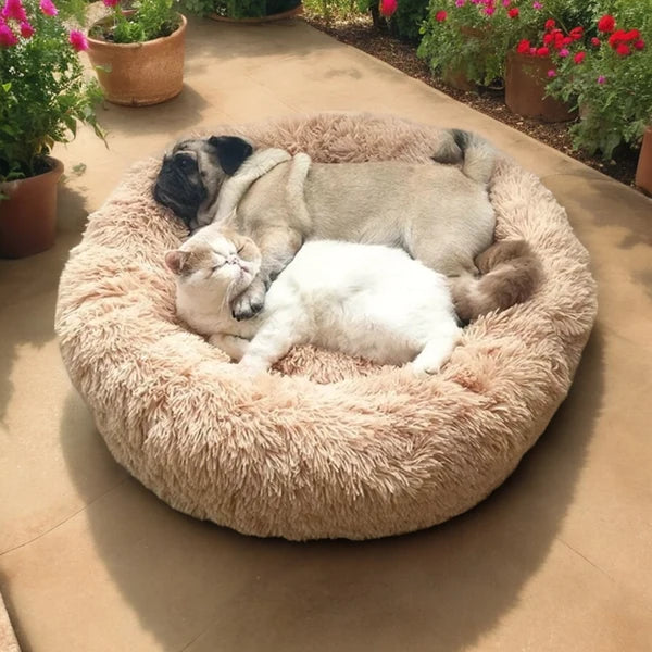 FLOOFNEST – Plush Pet Bed for Warm Comfortable Sleep