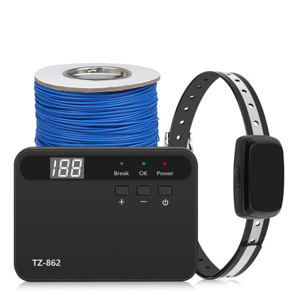 Pawfey | Wireless Dog Fence System with Weatherproof Collar | Adjustable Boundary for Safe Roaming Outdoors