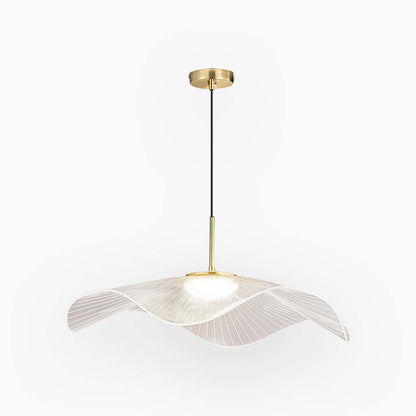 Acrylic Overhead Fixture 16-Inch LED with 3 Adjustable Color Temperatures for Dining Room Kitchen Bedroom | Contemporary Hanging Lamp Warm N