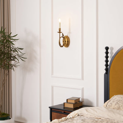 Metal Sconce with Sculptural Bird Detail for Bedroom & Hallway Accent Lighting 16 in Height Hardwired Indoor Fixture Gold Black Finishes