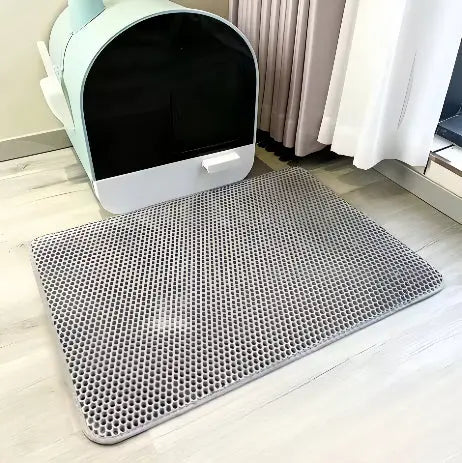 Pet Haven | Cat Litter Mat with Dual-Layer Design & Water Resistance | Machine Washable for Easy Cleanup