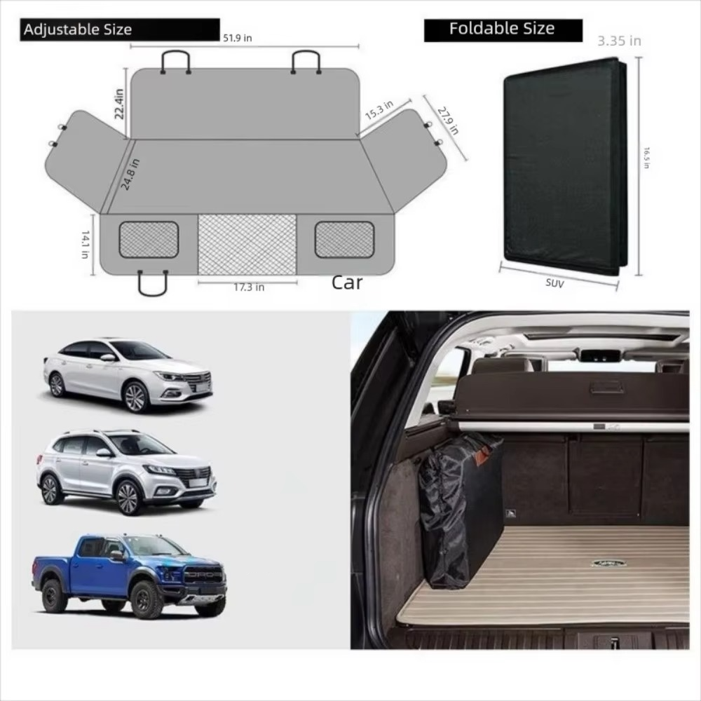 Pet Travel Solutions | Waterproof Car Seat Cover with Backseat Extender | Durable Protection for Comfortable Rides