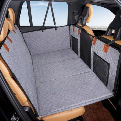 Pet Travel Solutions | Waterproof Car Seat Cover with Backseat Extender | Durable Protection for Comfortable Rides